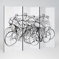 CYCLING COMPETITION 6-Panel Room Divider