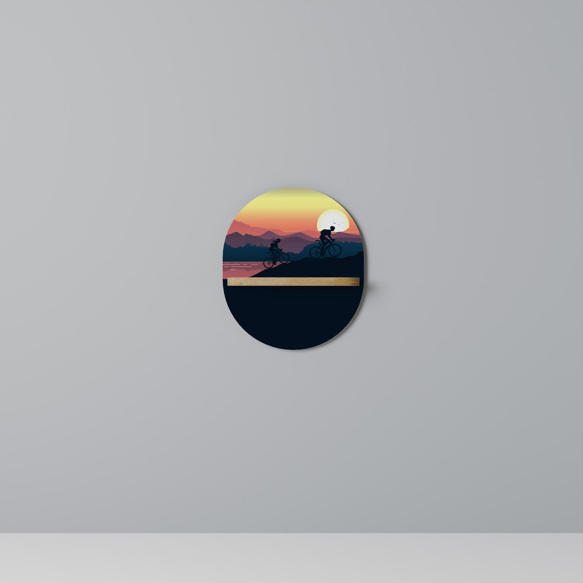 CYCLING HORIZON Art Shelf