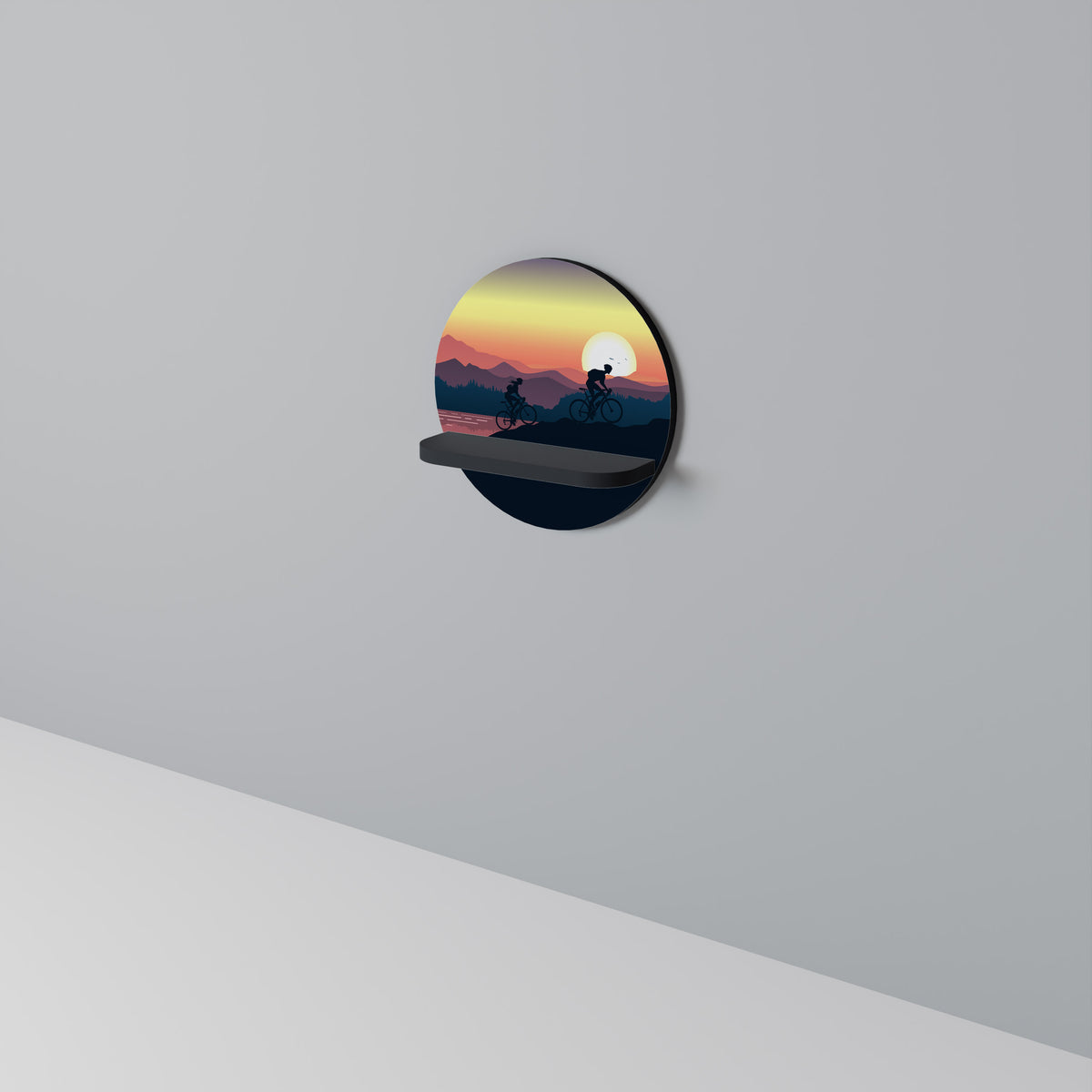 CYCLING HORIZON Art Shelf
