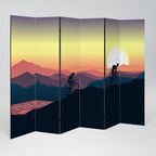 CYCLING HORIZON 6-Panel Room Divider