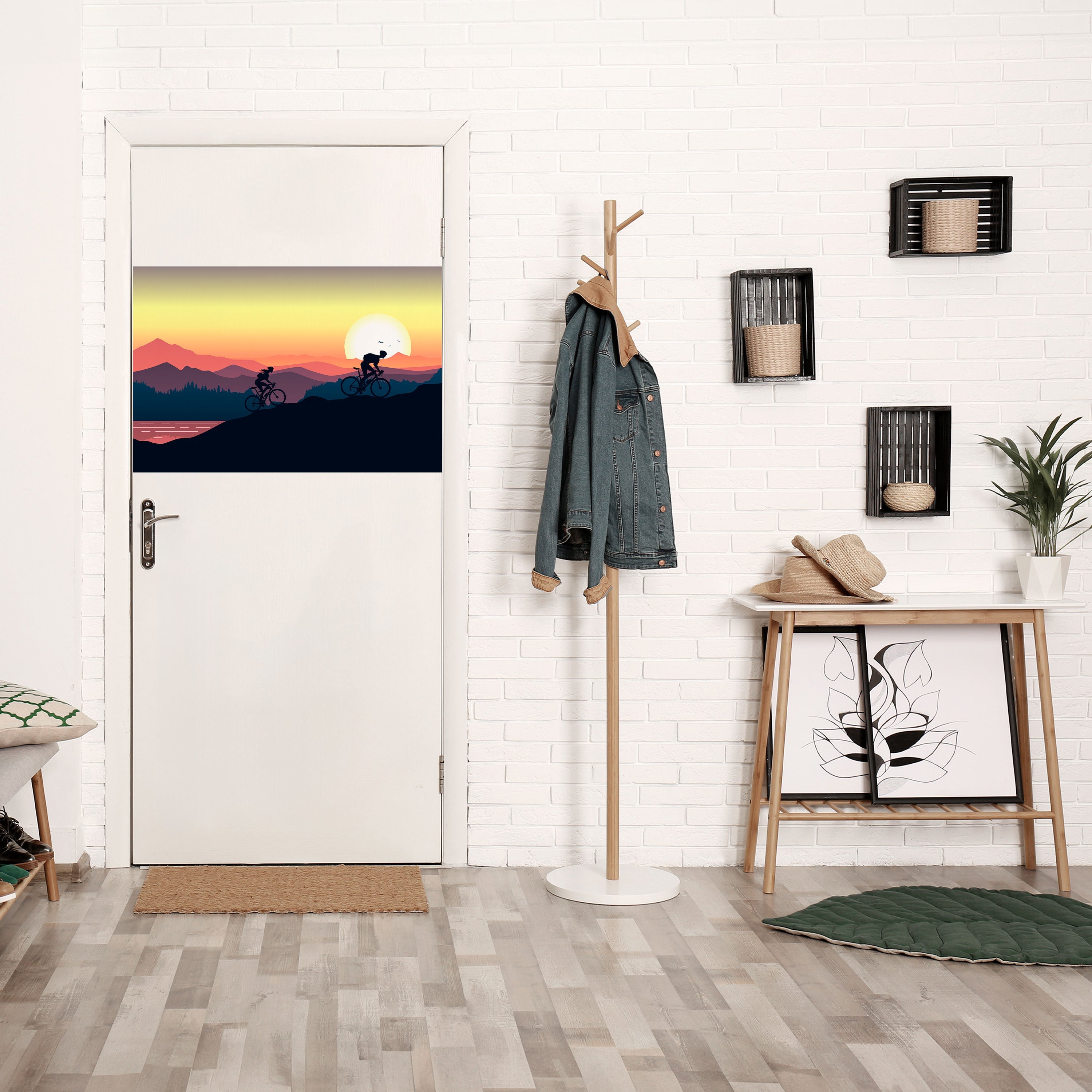 Affiche horizontale autocollante HORIZON CYCLISME