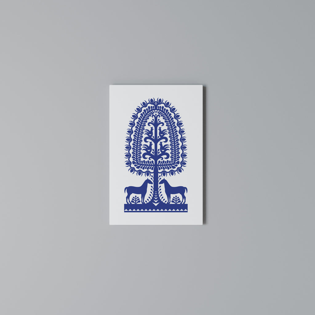POLISH FOLK ART Vertical Canvas Print