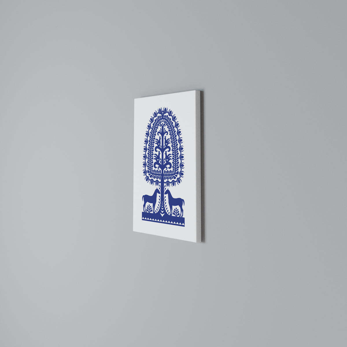 POLISH FOLK ART Vertical Canvas Print