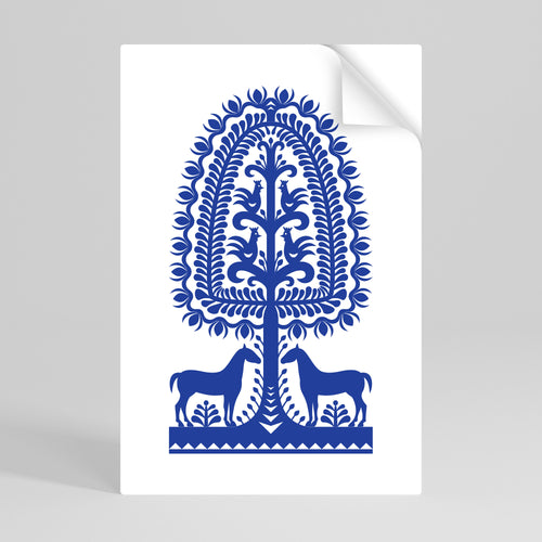 POLISH FOLK ART Peel and Stick Vertical Poster