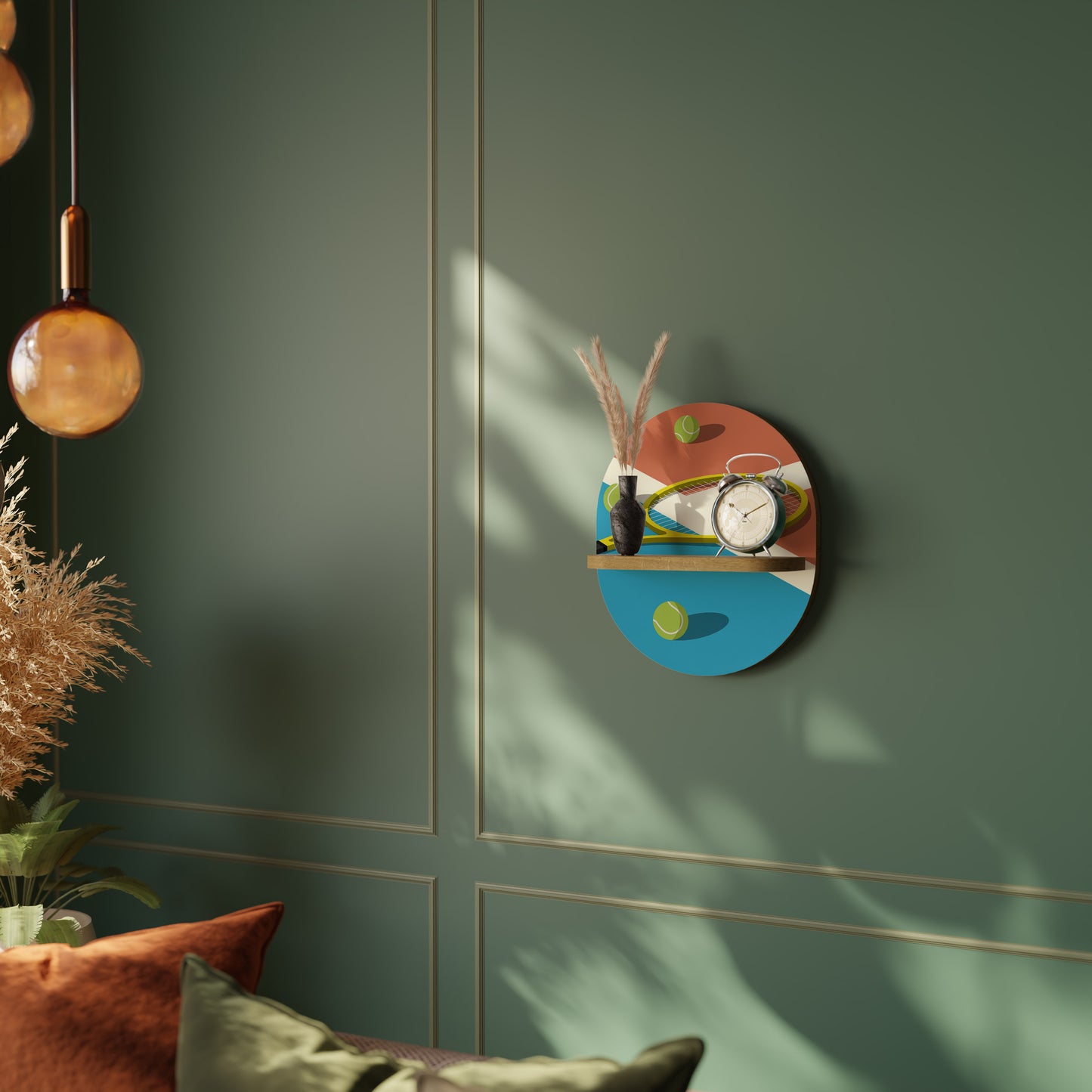 TENNIS ESSENTIALS Art Shelf
