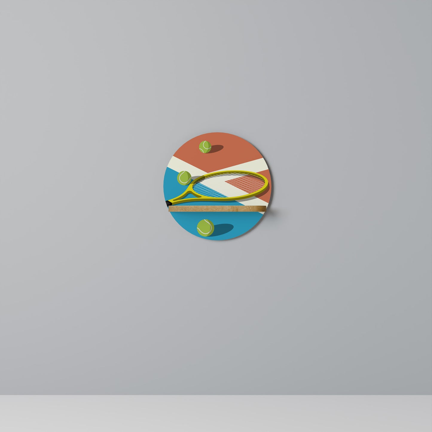TENNIS ESSENTIALS Art Shelf