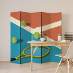 TENNIS ESSENTIALS 5-Panel Room Divider