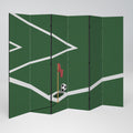 FOOTBALL ACTION 6-Panel Room Divider