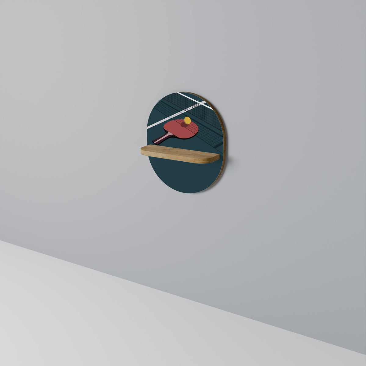 PING- PONG GAME Art Shelf