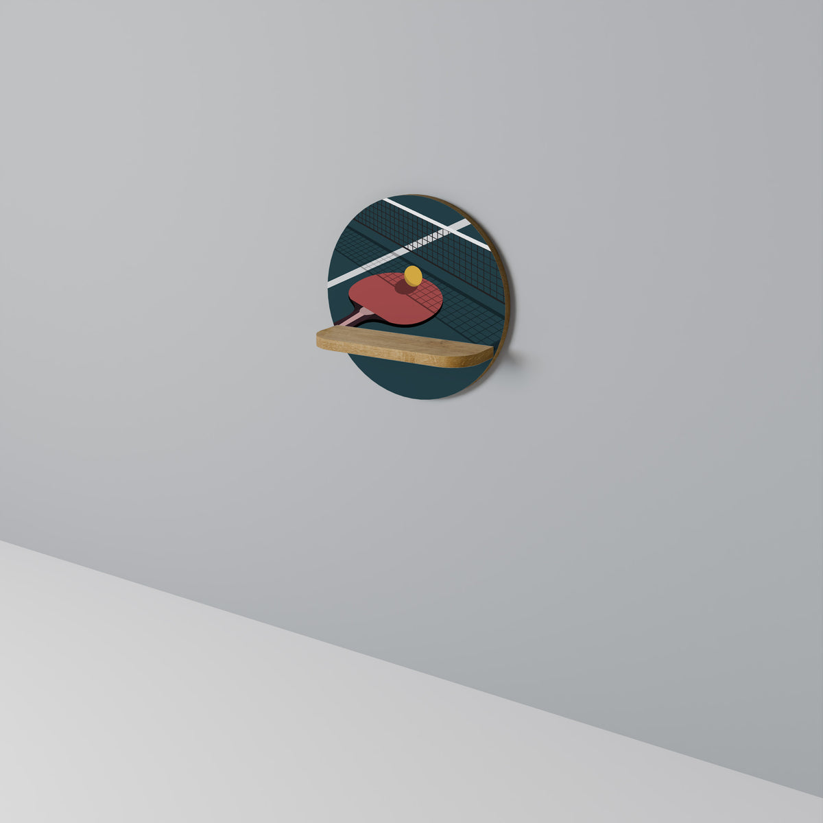 PING- PONG GAME Art Shelf