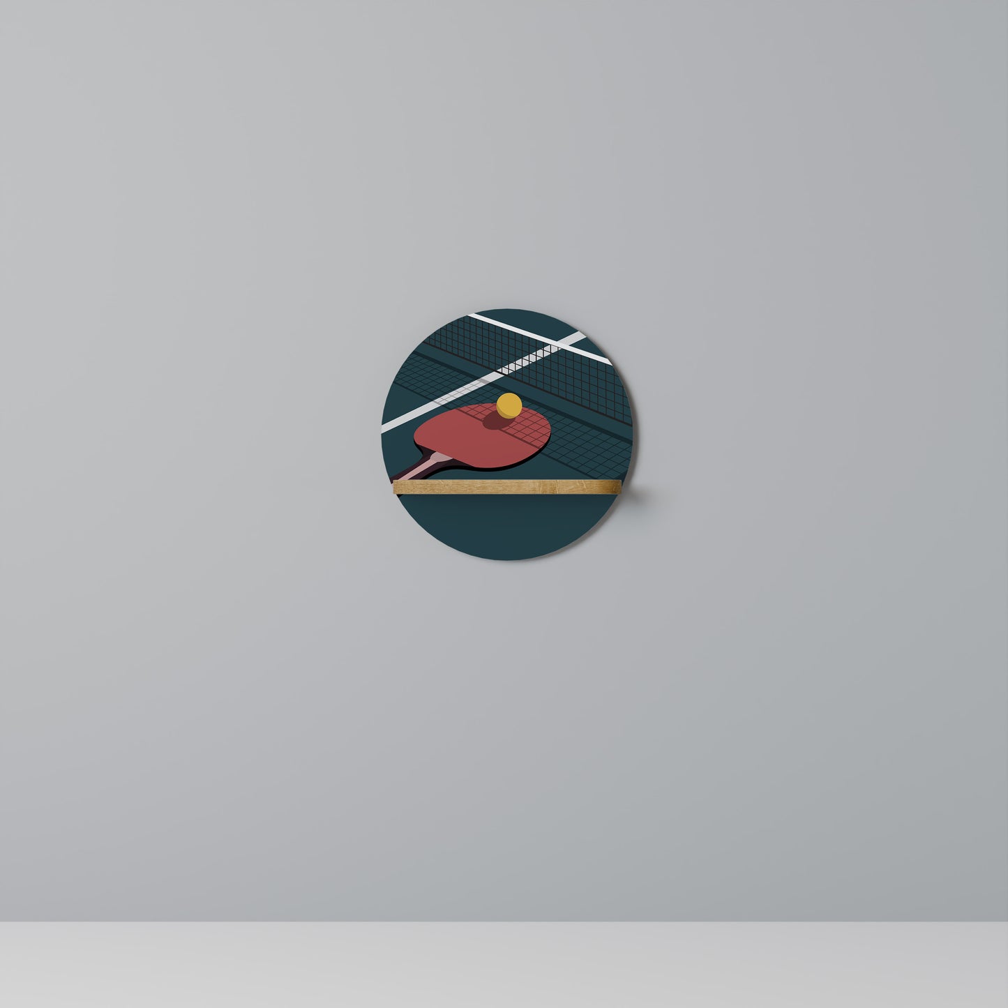 PING- PONG GAME Art Shelf