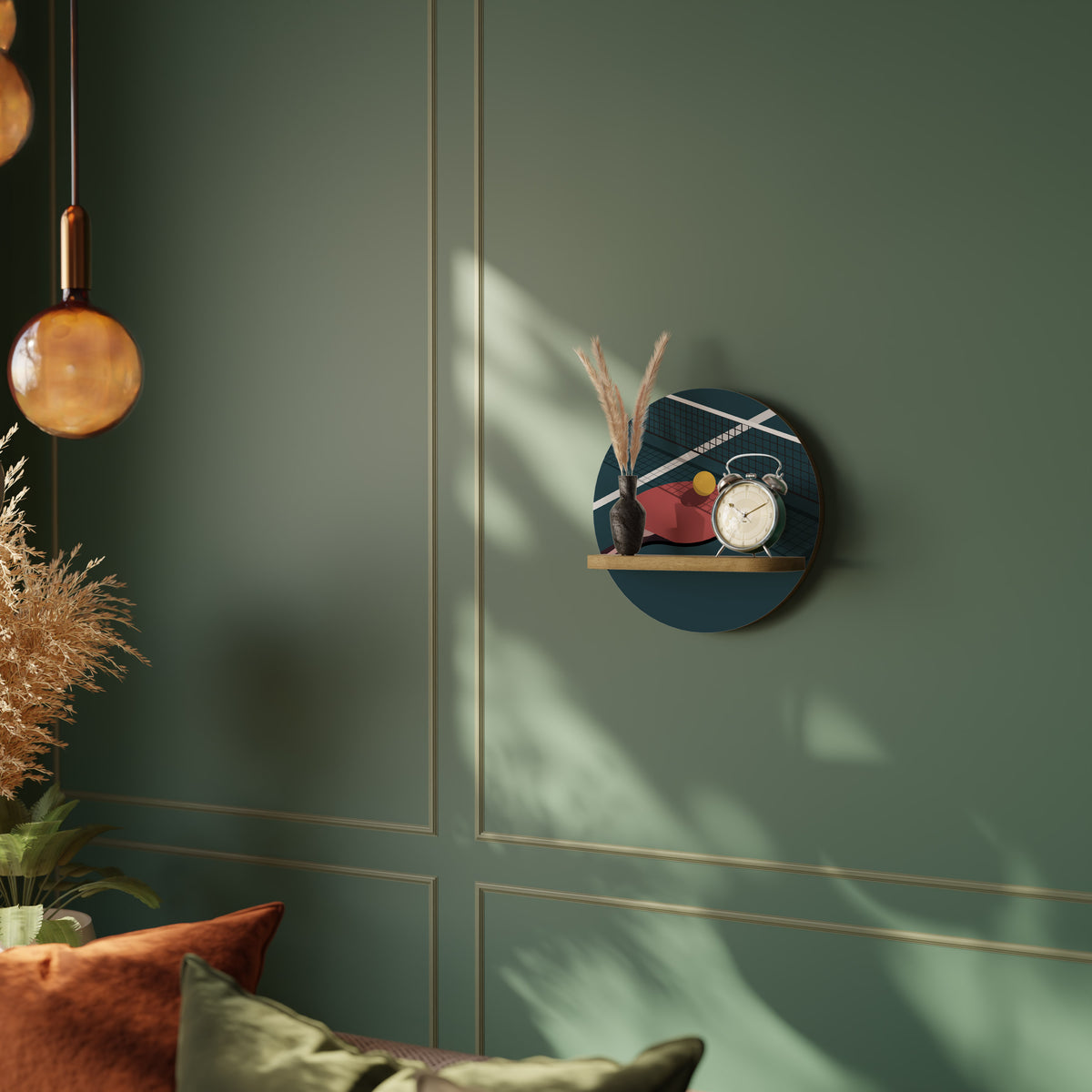 PING- PONG GAME Art Shelf