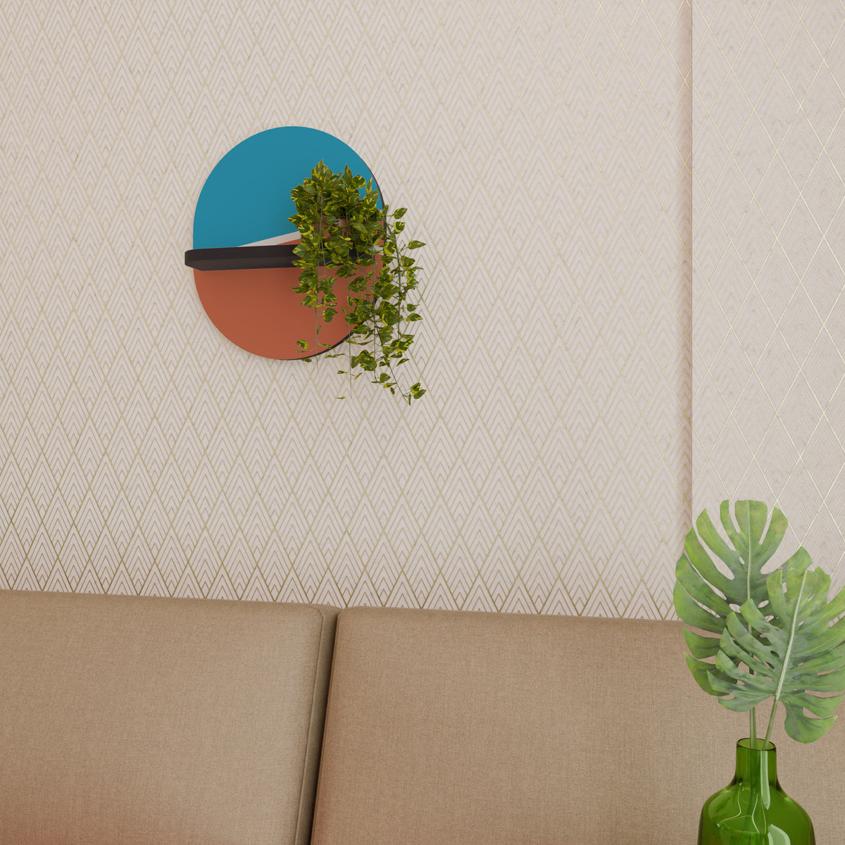 VOLLEYBALL TIME Art Shelf