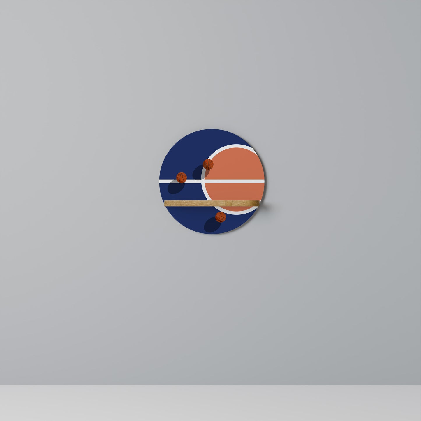 BASKETBALL CHALLENGE Art Shelf