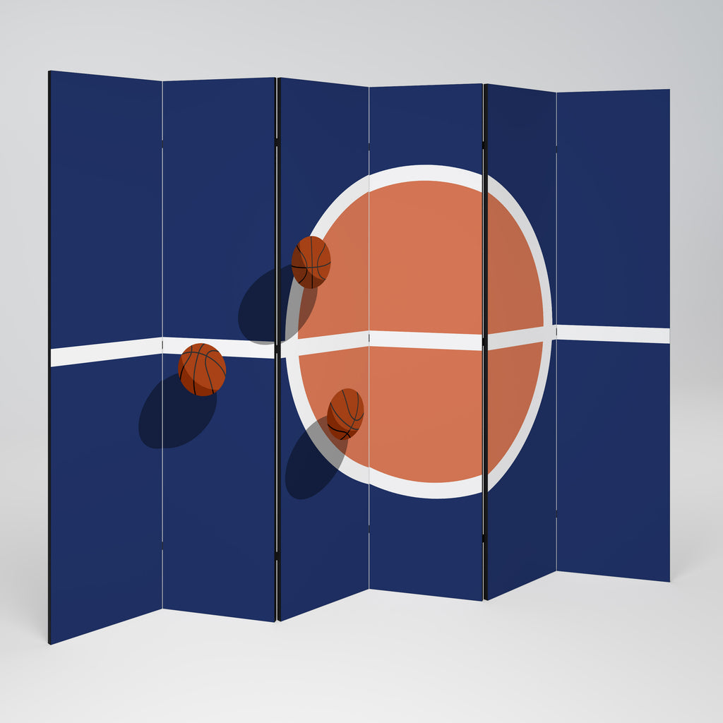 BASKETBALL CHALLENGE 6-Panel Room Divider