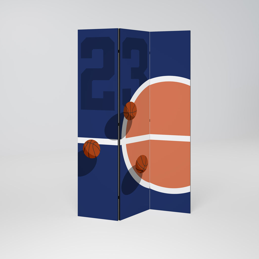 FAMOUS NUMBER 23 Decorative 3-Panel Room Divider