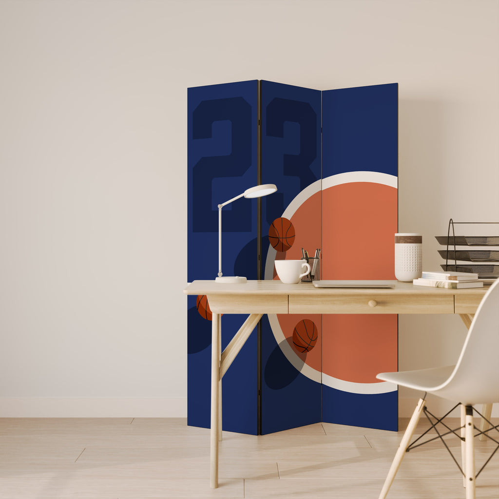 FAMOUS NUMBER 23 Decorative 3-Panel Room Divider