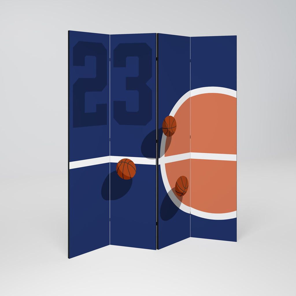 Cloison décorative à 4 panneaux FAMOUS NUMBER 23