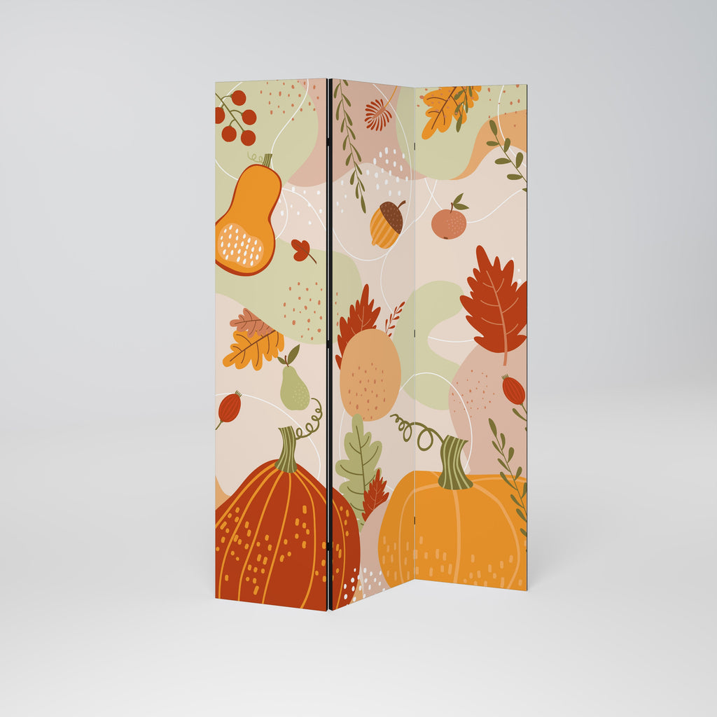 HELLO AUTUMN Decorative 3-Panel Room Divider