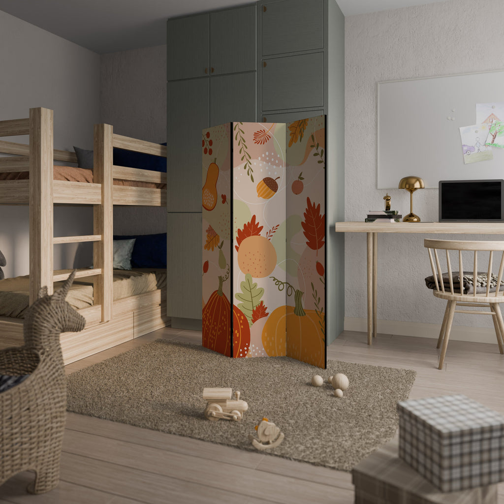 HELLO AUTUMN Decorative 3-Panel Room Divider