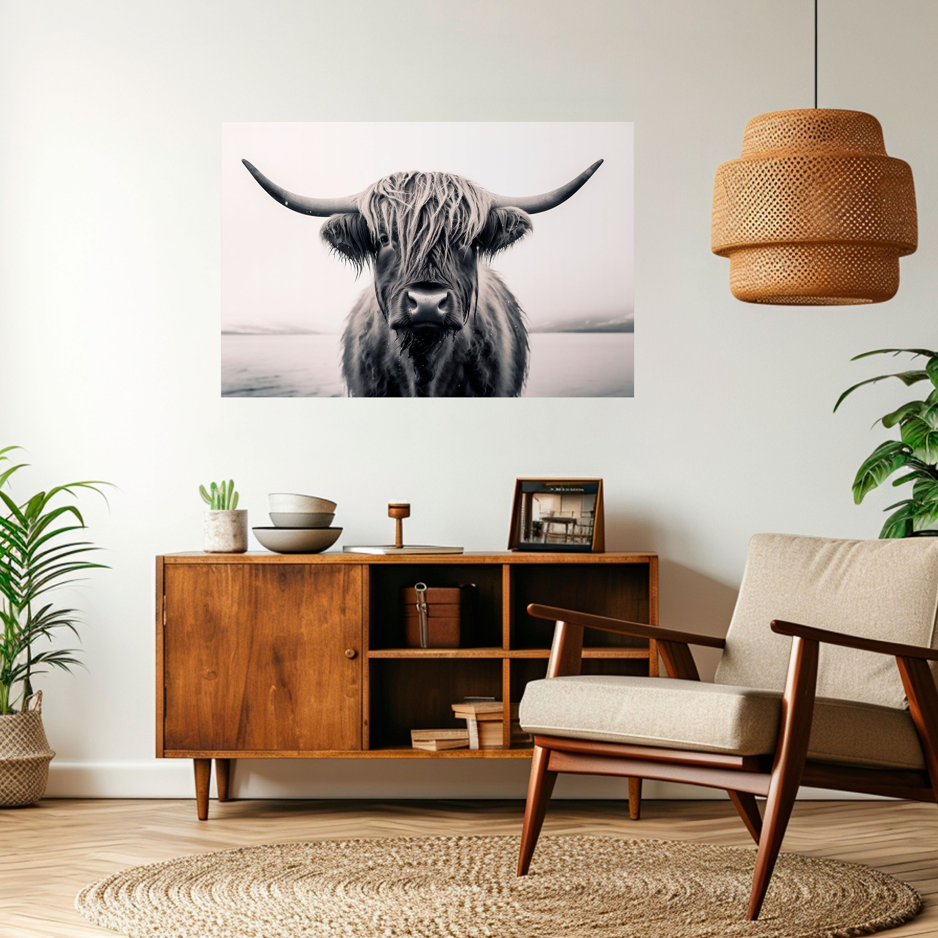 Affiche horizontale autocollante GENTLE GIANT STARE