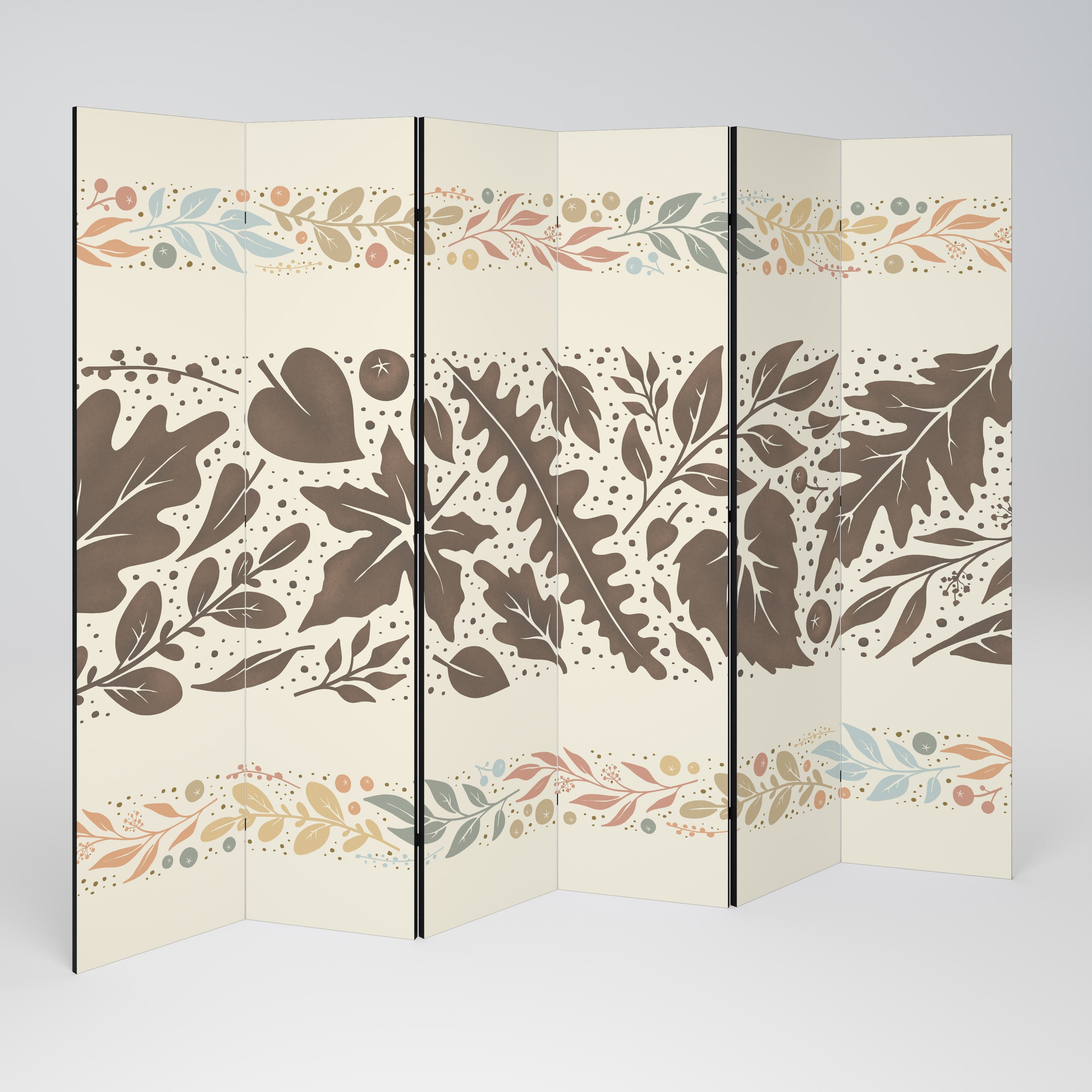 FOLIAGE ROWS 6-Panel Room Divider