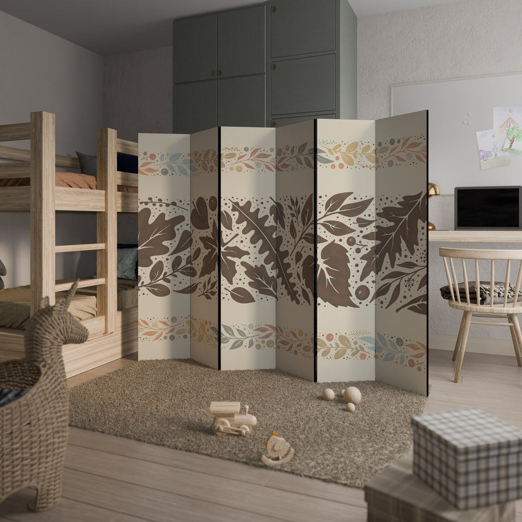 FOLIAGE ROWS 6-Panel Room Divider