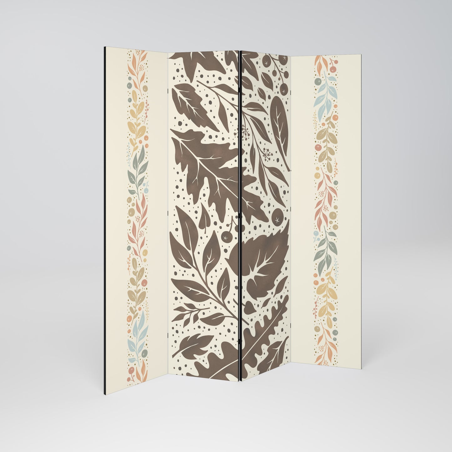 FOLIAGE TALES 4-Panel Room Divider