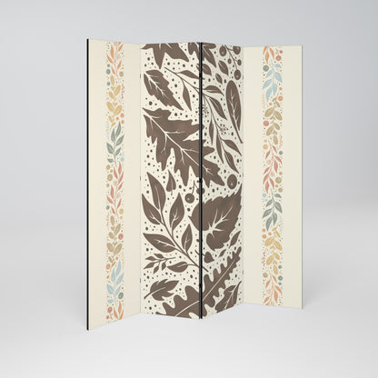 FOLIAGE TALES 4-Panel Room Divider