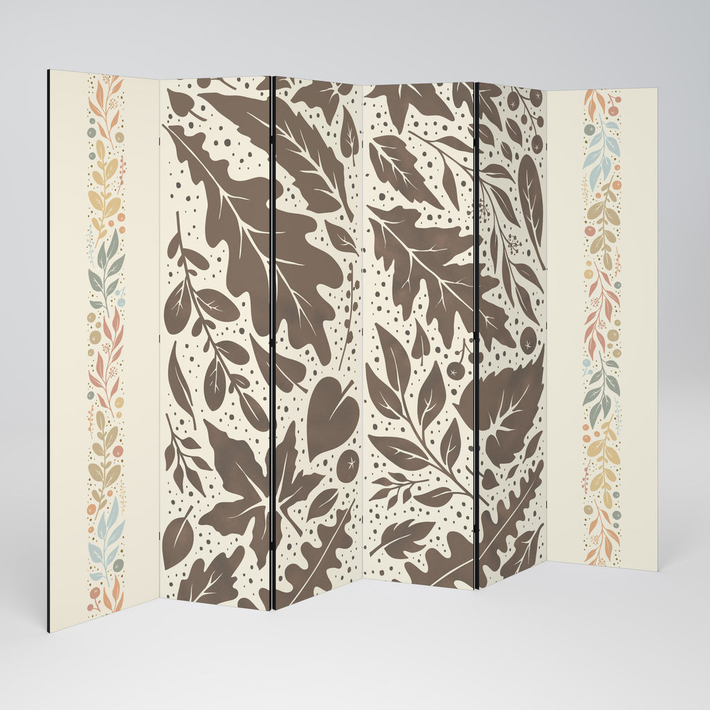 FOLIAGE TALES 6-Panel Room Divider