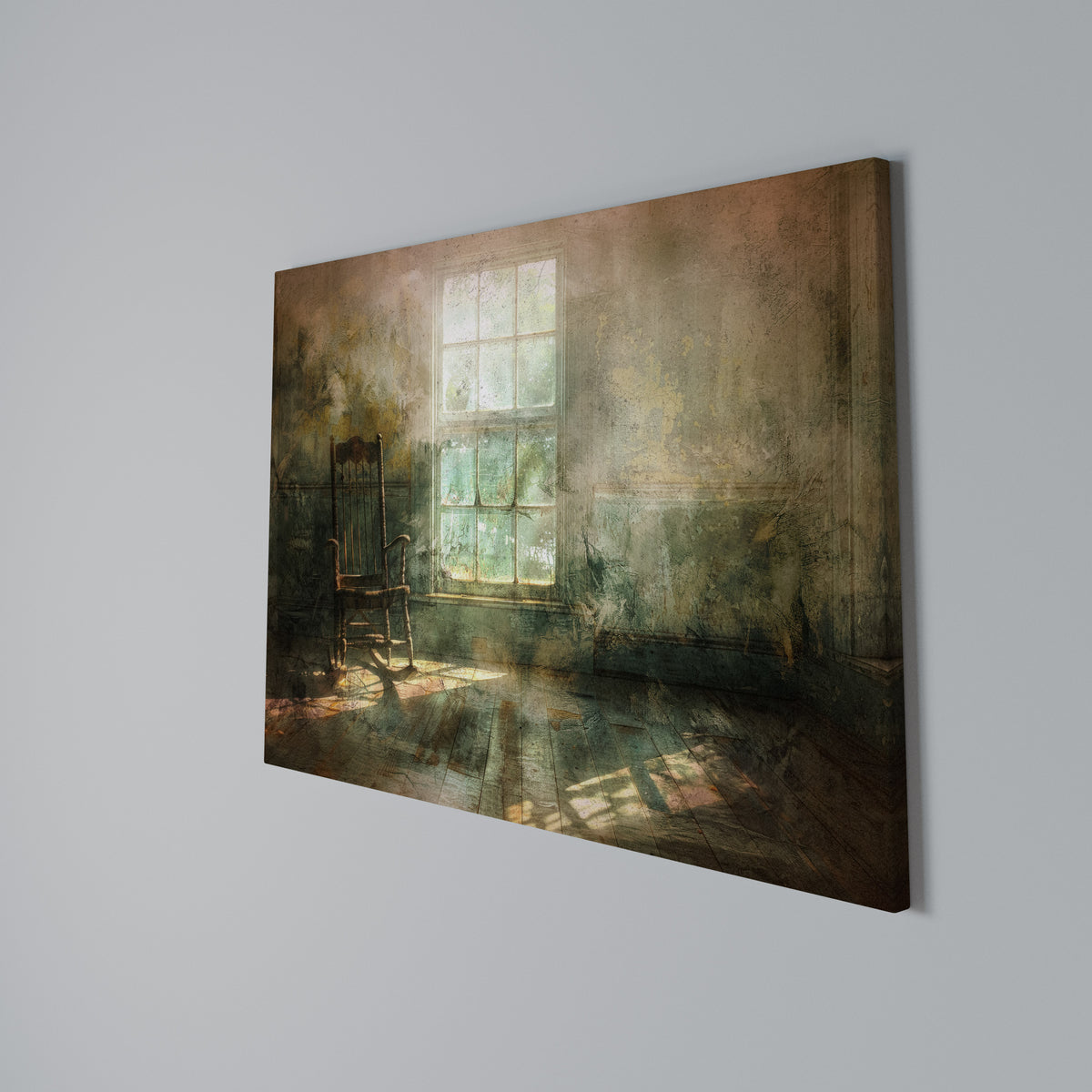 SUNLIT STILLNESS Horizontal Canvas Print