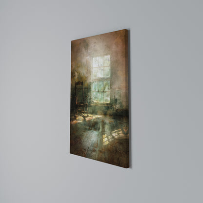 SUNLIT STILLNESS Vertical Canvas Print