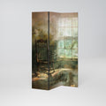 SUNLIT STILLNESS 3-Panel Room Divider