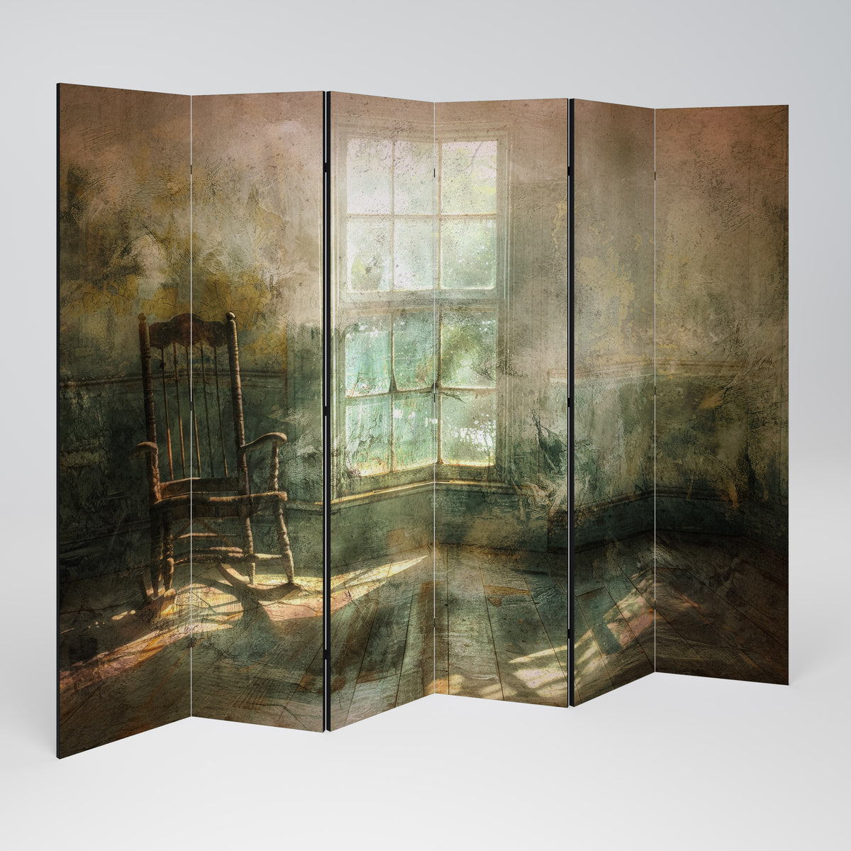 SUNLIT STILLNESS 6-Panel Room Divider