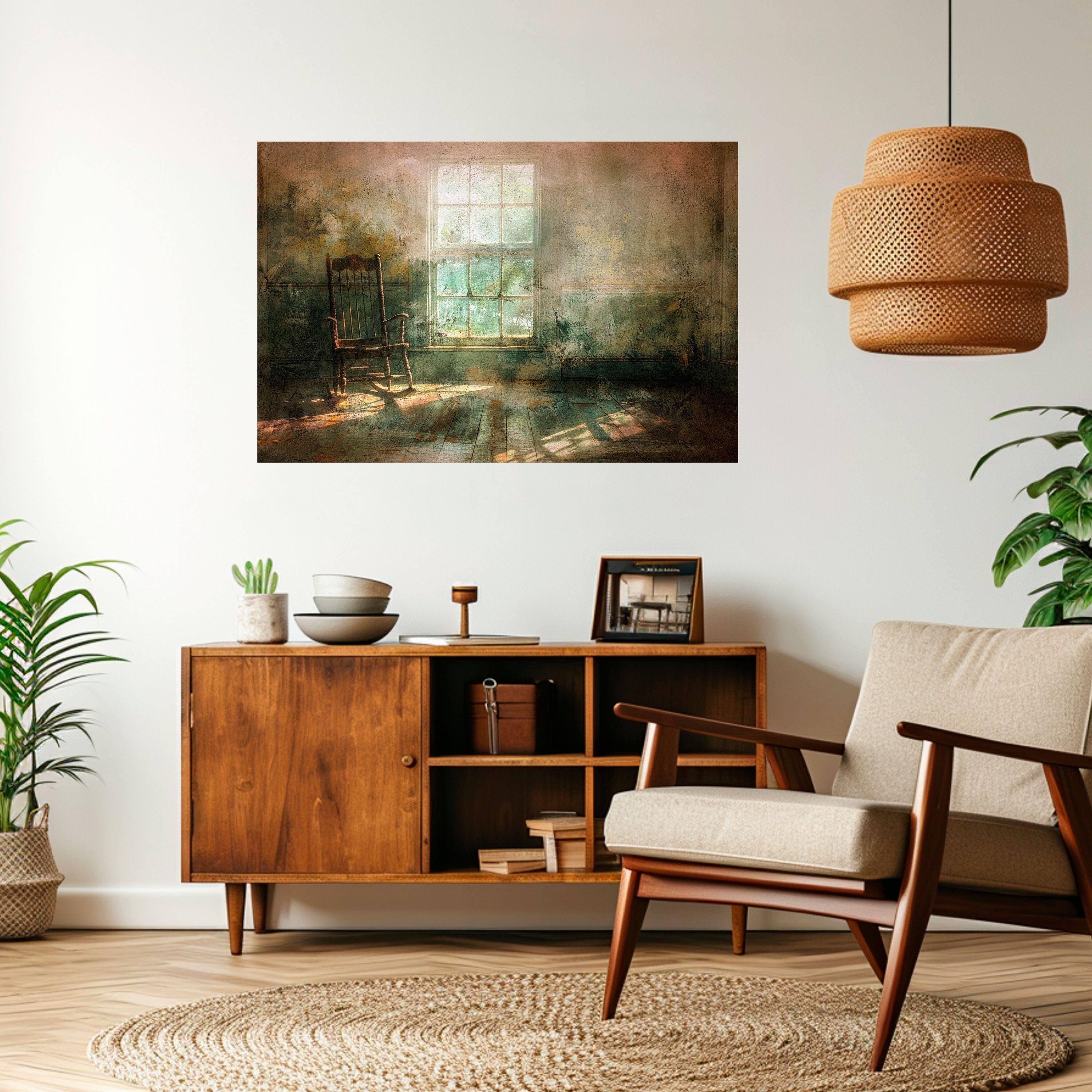 Affiche horizontale autocollante « SOLEIL IMMENSE »