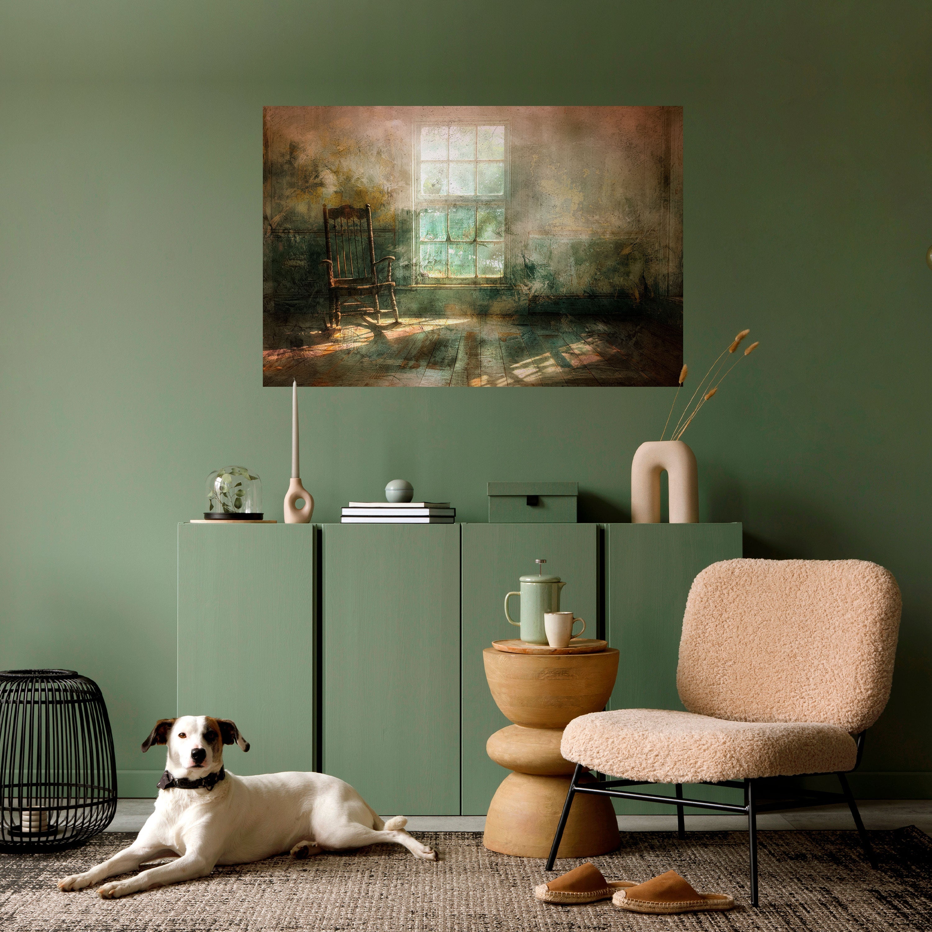 Affiche horizontale autocollante « SOLEIL IMMENSE »