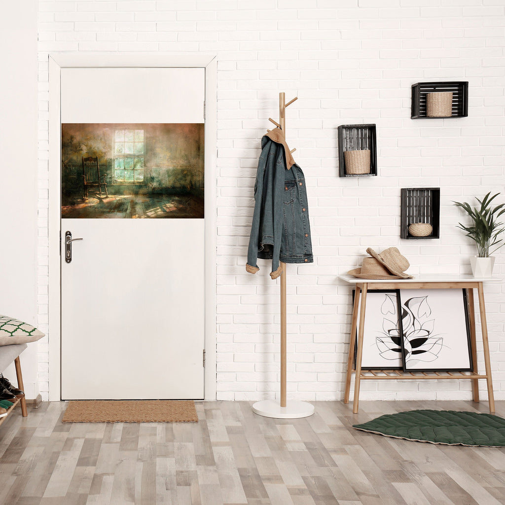 SUNLIT STILLNESS Peel and Stick Horizontal Poster