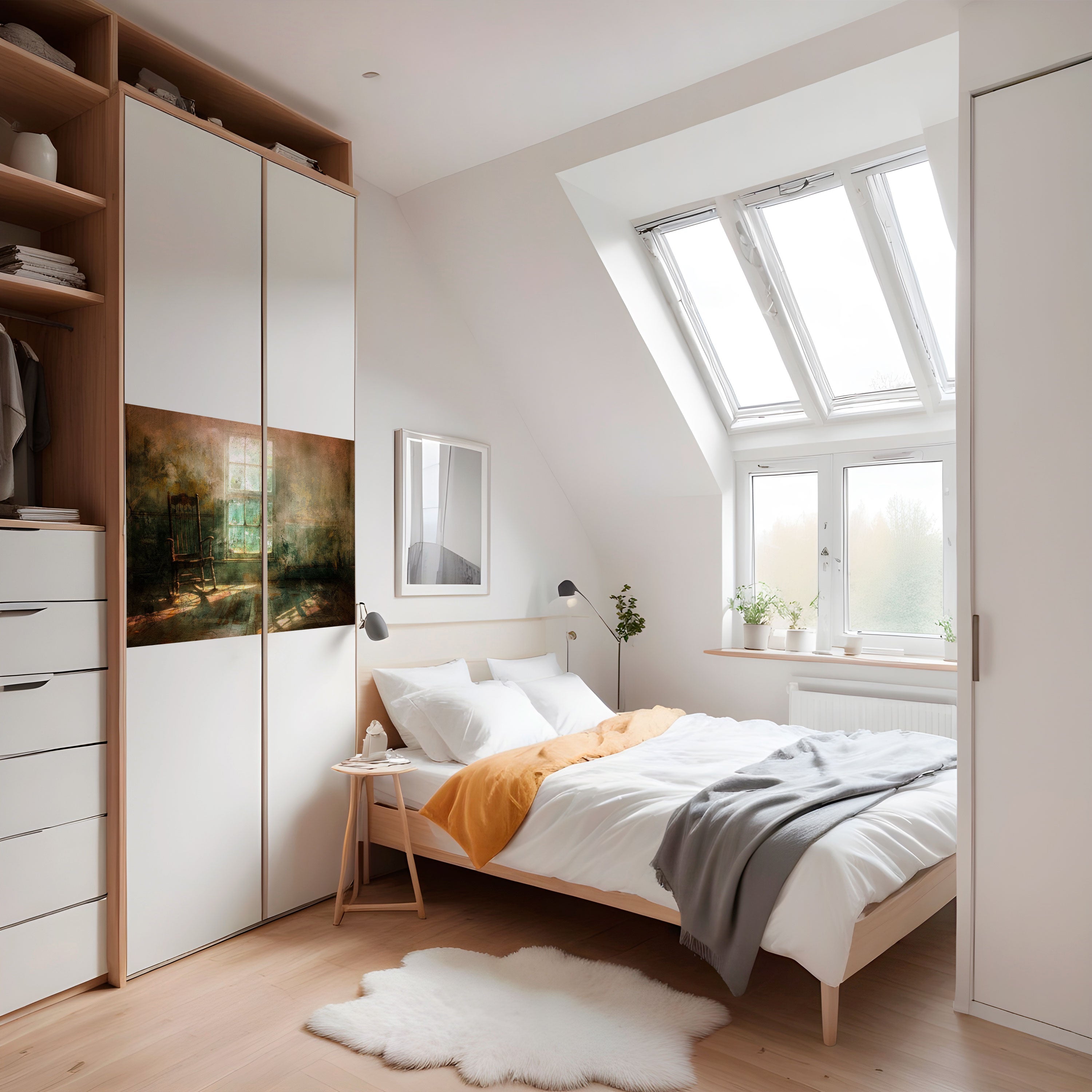 Affiche horizontale autocollante « SOLEIL IMMENSE »