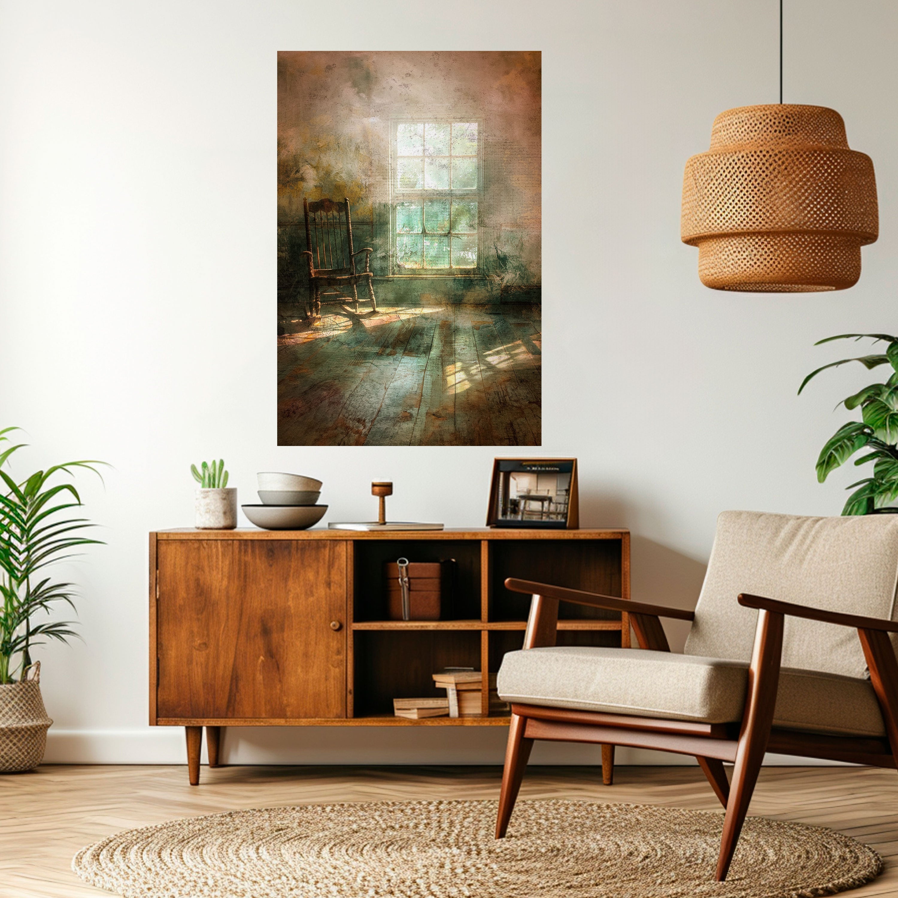 Affiche verticale autocollante « SOLEIL IMMENSE »