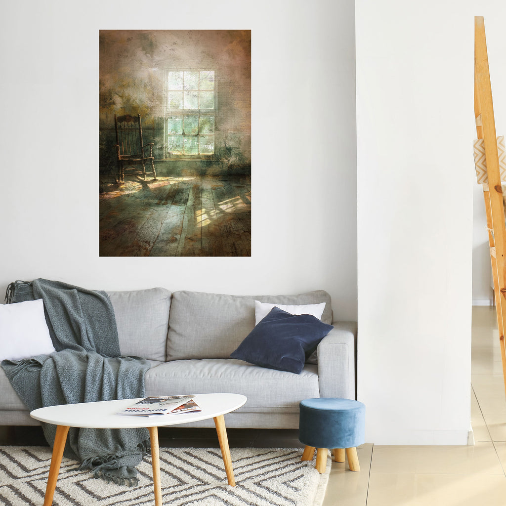 Affiche verticale autocollante « SOLEIL IMMENSE »