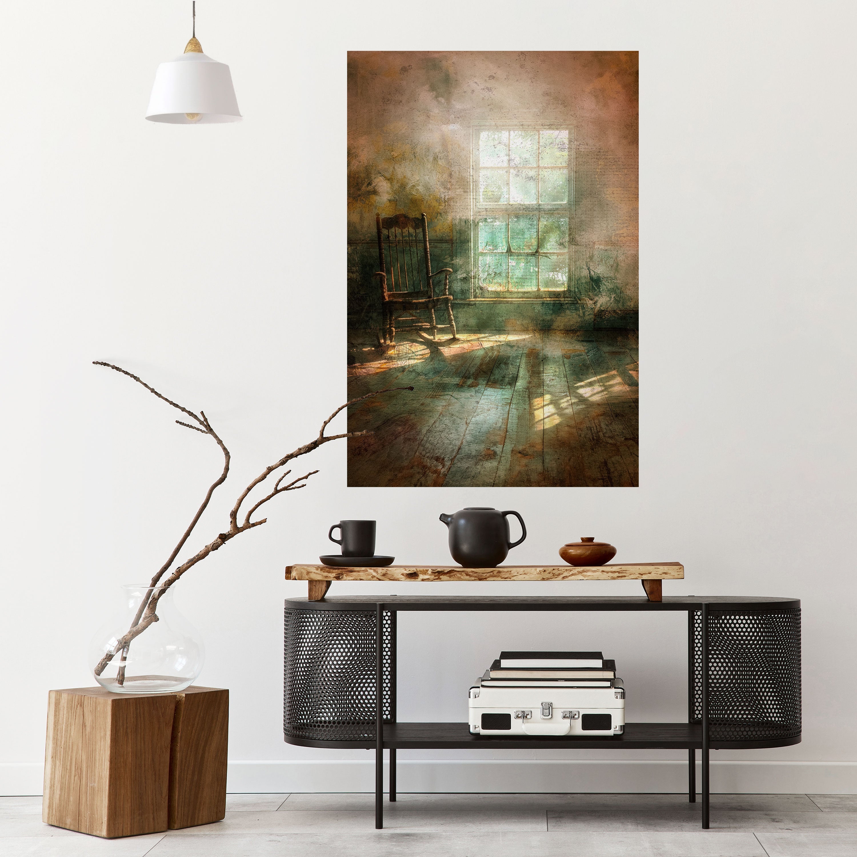 Affiche verticale autocollante « SOLEIL IMMENSE »