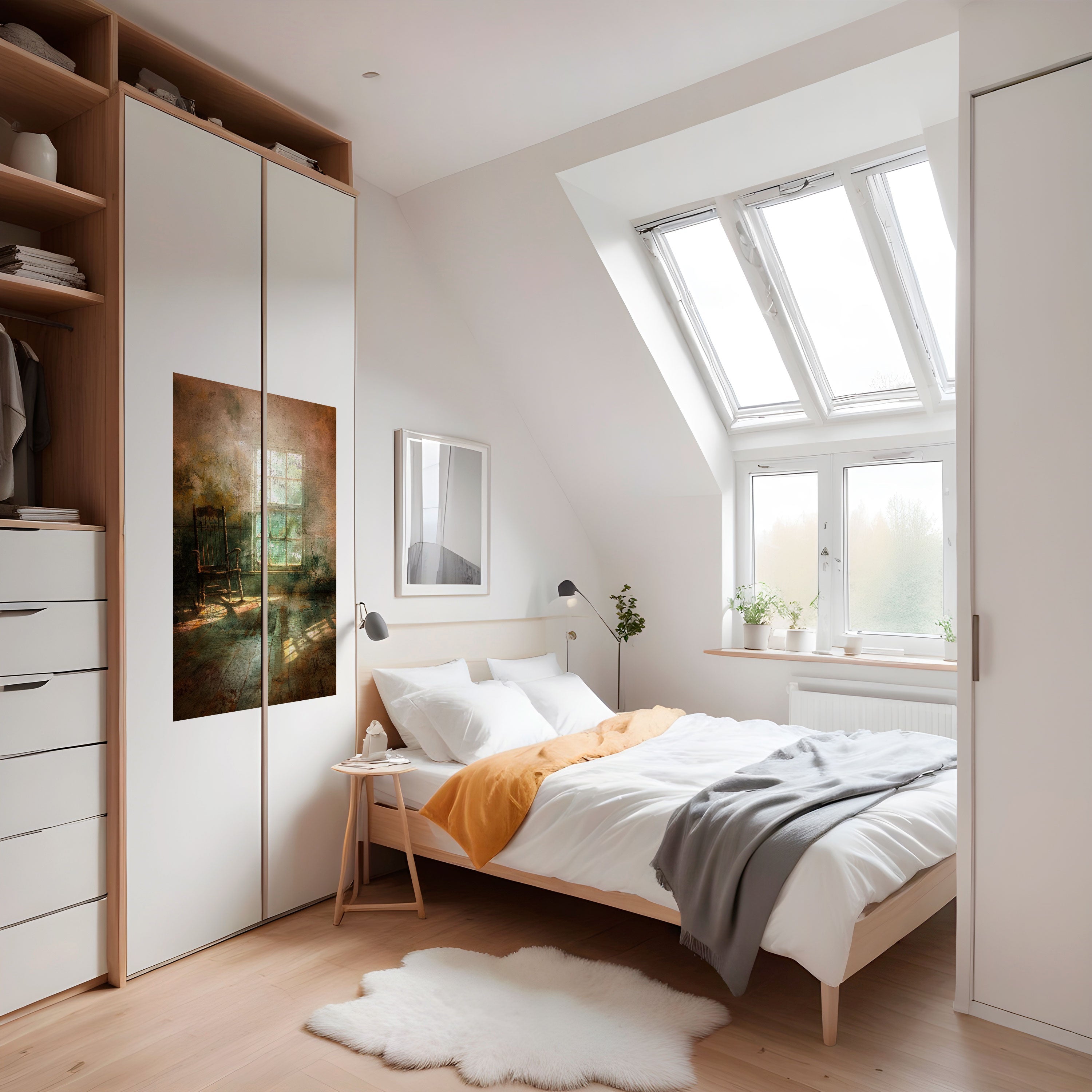 Affiche verticale autocollante « SOLEIL IMMENSE »