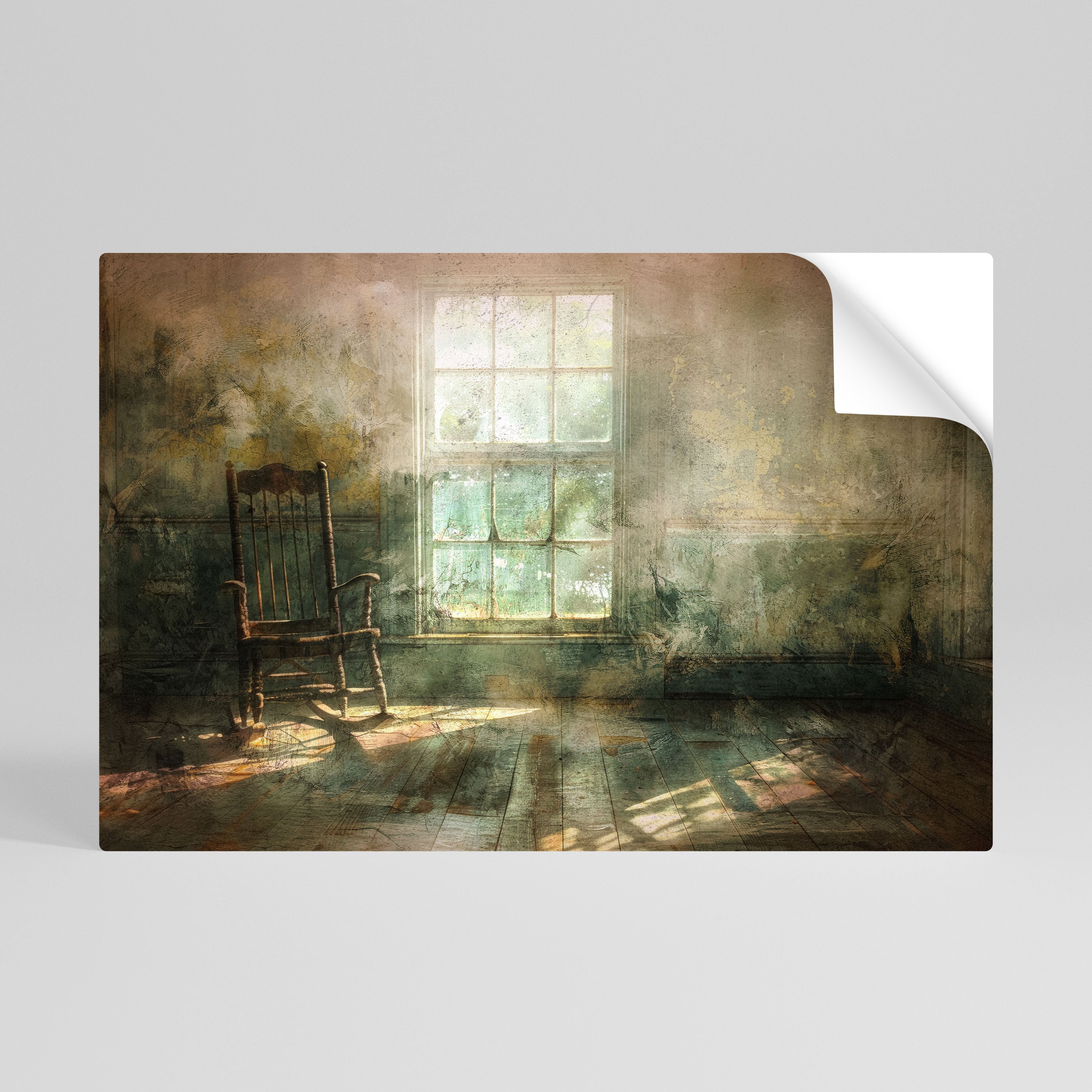 Affiche horizontale autocollante « SOLEIL IMMENSE »