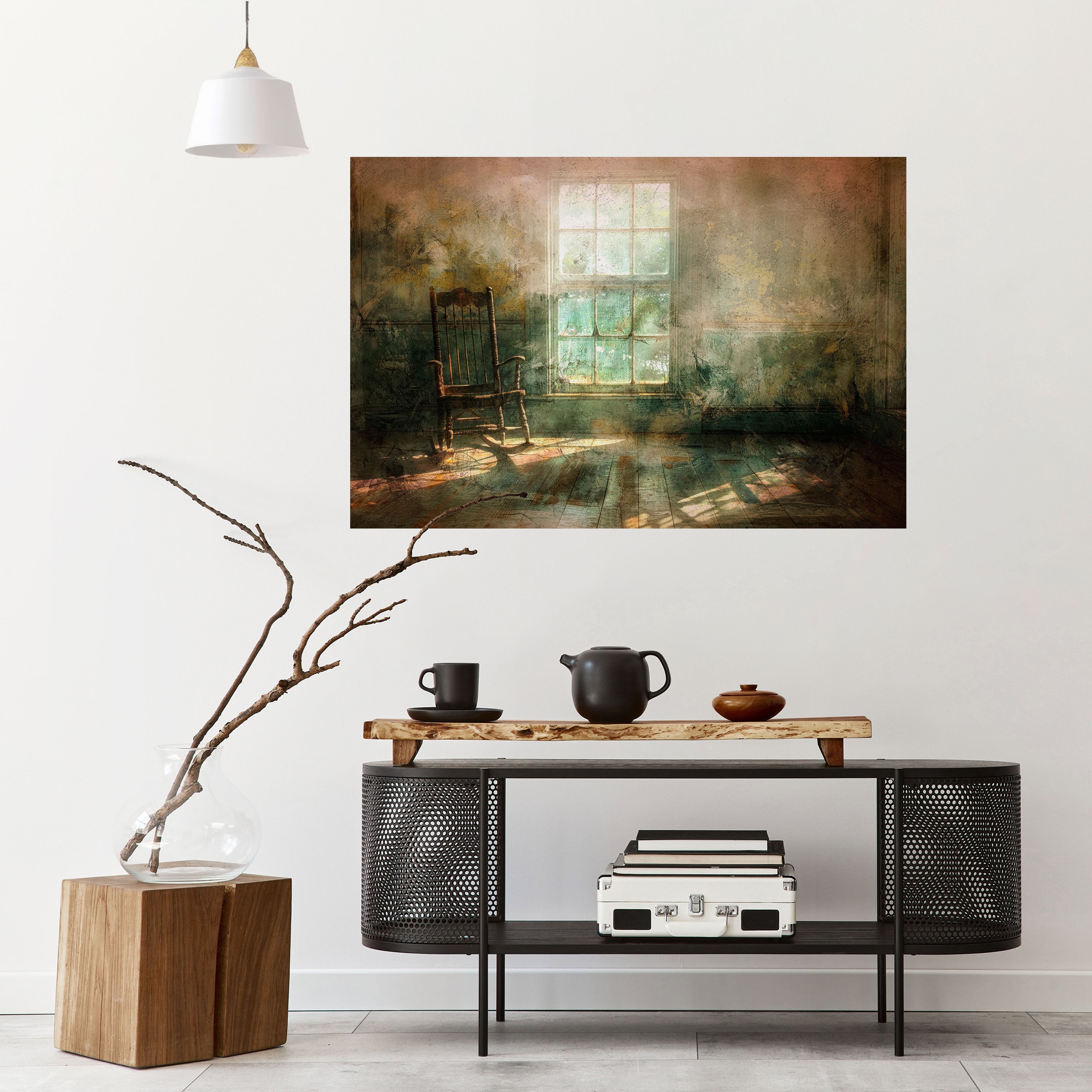 Affiche horizontale autocollante « SOLEIL IMMENSE »