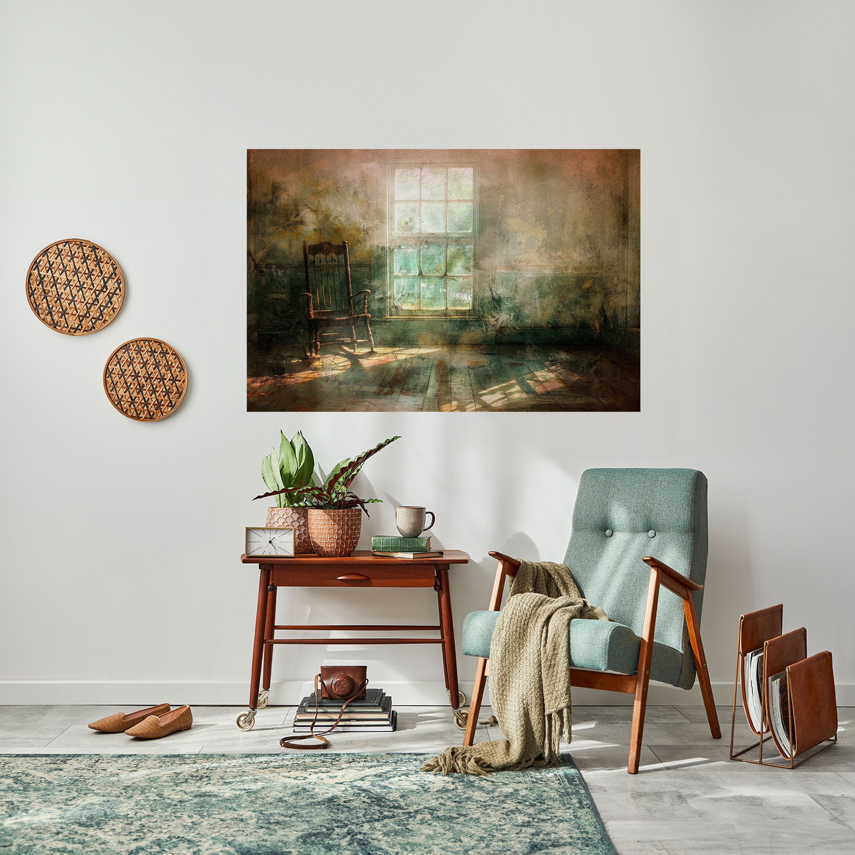 Affiche horizontale autocollante « SOLEIL IMMENSE »