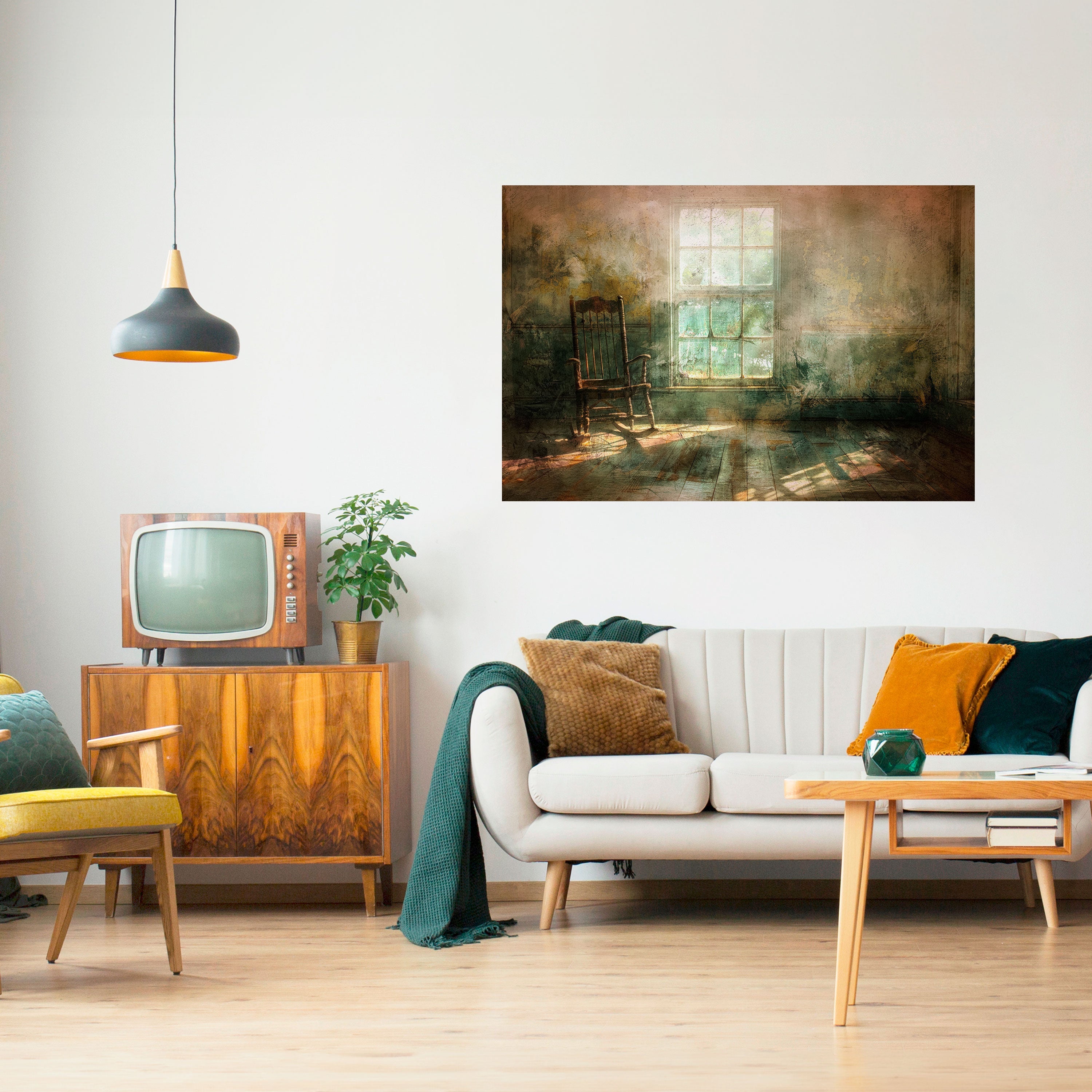 Affiche horizontale autocollante « SOLEIL IMMENSE »