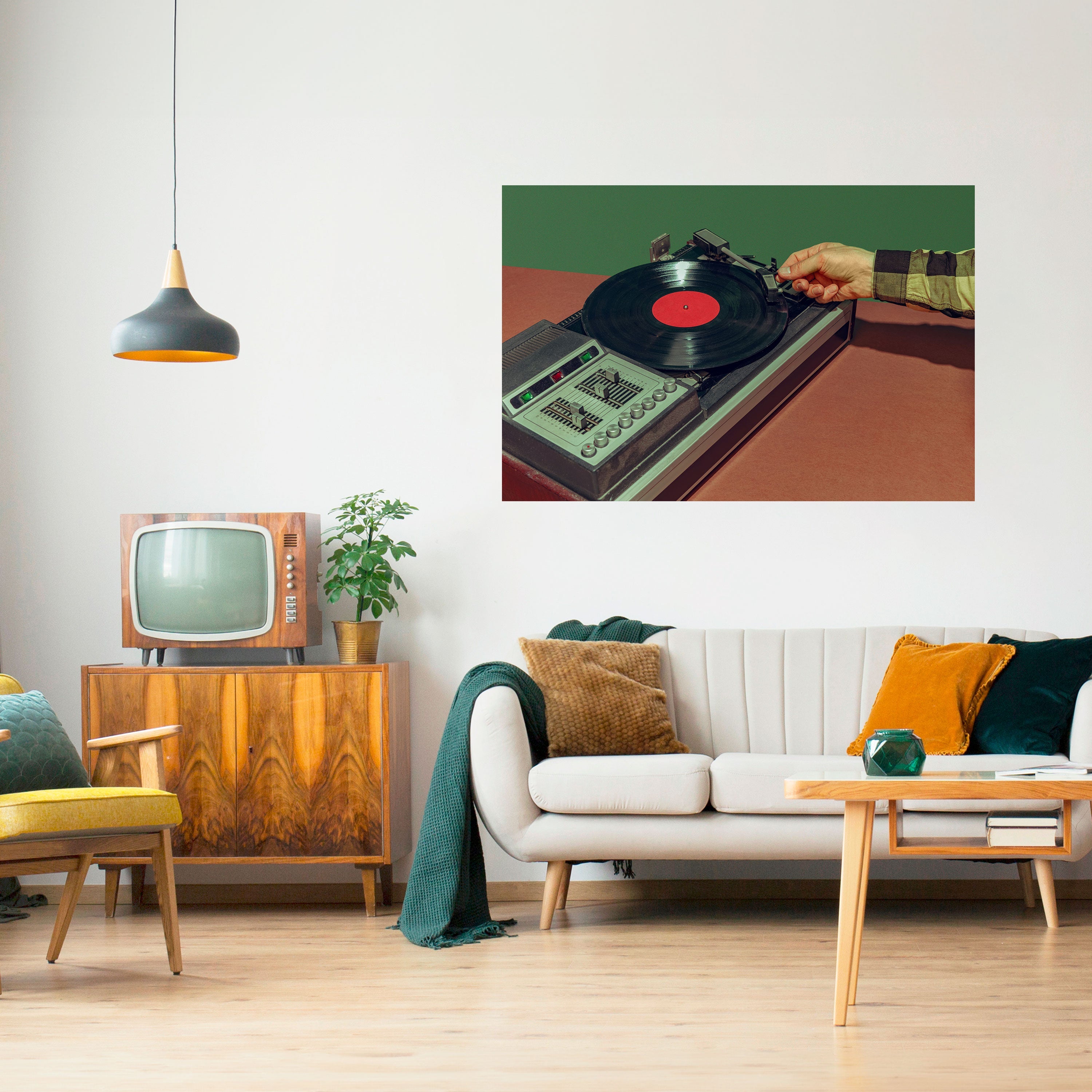 Affiche horizontale autocollante SONS UNIQUES