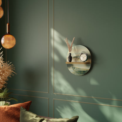 MORNING BY THE LAKE Art Shelf
