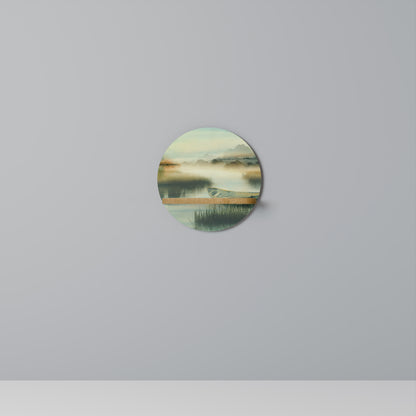 MORNING BY THE LAKE Art Shelf