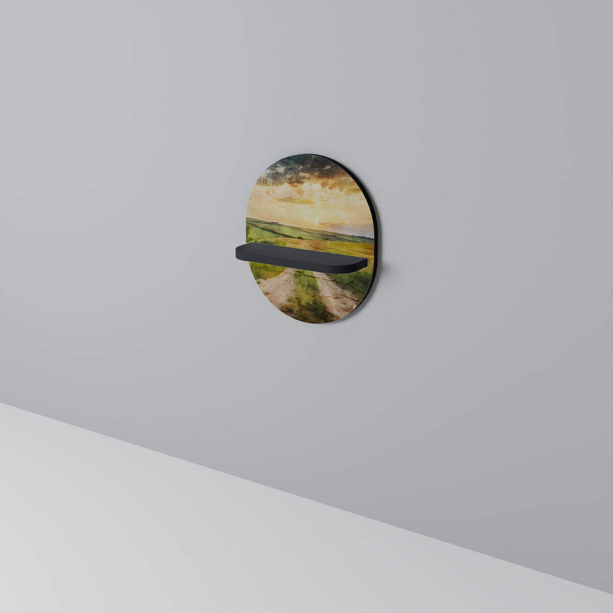 SUNSET PATH Art Shelf